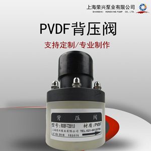 PVDF 背压阀  螺纹连接 耐腐蚀背压阀